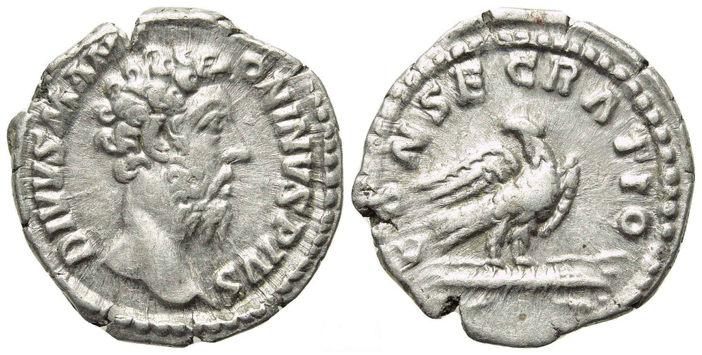 Ancient Roman coin of Marcus Aurelius and Lucius Verus minted in Arados, Phoenica