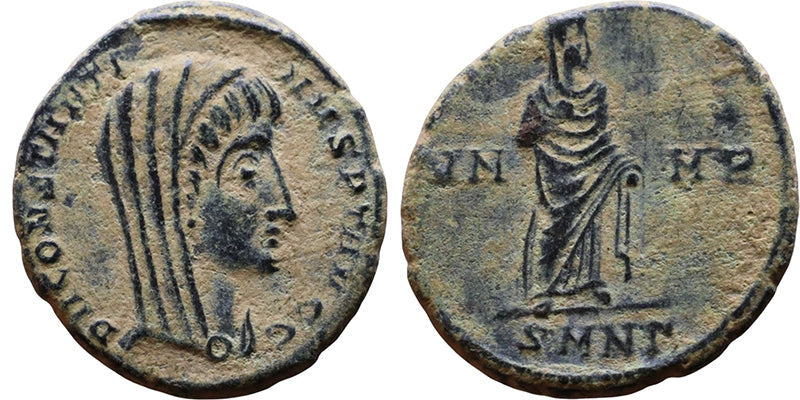 Ancient Roman coin - Commemorative Coin minted in Alexandria, Egypt - Wolf and Twins