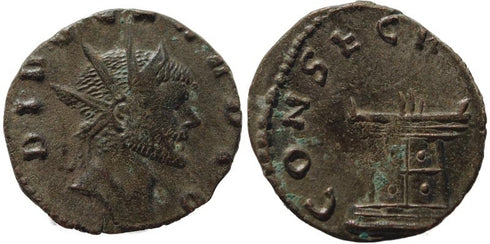 Claudius II AE Antoninianus - CONSECRATIO