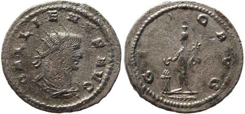 Gallienus Antoninianus - GENIO AVG - Göbl 1631c