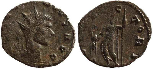 Claudius II silvered antoninianus - IOVI VICTORI