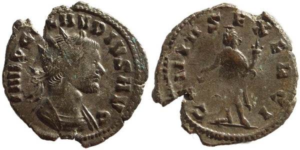 Claudius II AE Antoninianus - GENIVS EXERCI