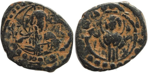 Byzantine Anonymous Class K follis attributed to Alexius I