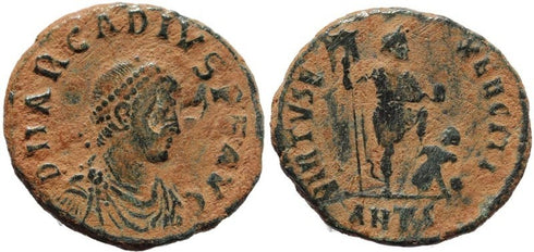 Arcadius 383-408AD VIRTVS EXERCITI - Antioch Mint