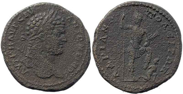 Roman coin of Caracalla Ae28 Hadrianopolis Thrace