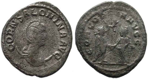 Salonina silver antoninianus - CONCORDIA AVGG