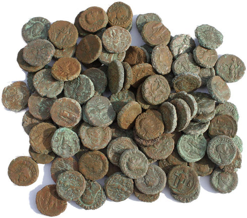 100 Roman Egyptian Potin Tetradrachms