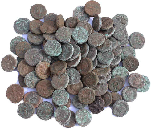 100 Roman Egyptian Potin Tetradrachms