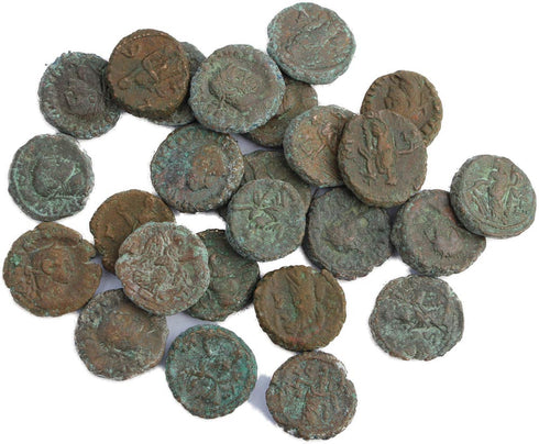 25 Roman Egyptian Potin Tetradrachms