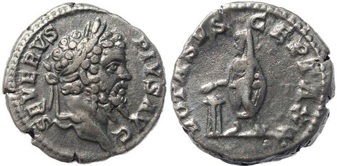 Septimius Severus AR silver denarius - VOTA SVSCEPTA XX