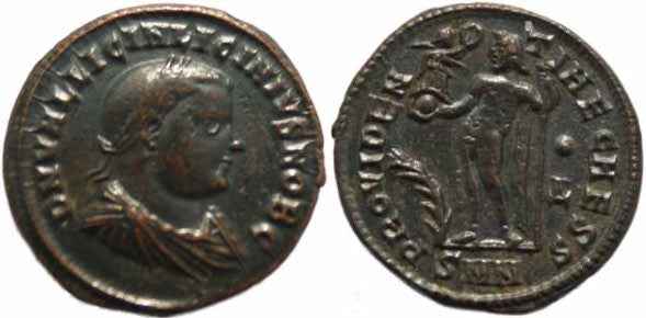 Ancient Roman coin of Licinius II as Caesar AE follis - Nicomedia 317-320AD