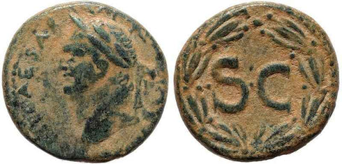 VF+++ Ancient Roman Provincial coin of Vespasian minted in Seleukis and Pieria