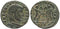 Silvered Ancient Roman coin of Maxentius - AETERNITAS AVG N - Ostia