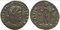 Ancient Roman coin of Emperor Constantine I - SOLI INVICTO COMITI - Treveri Mint