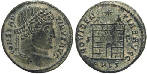 Ancient Roman coin of Constantine I - Arles Mint