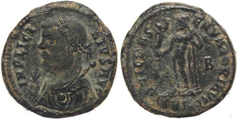 Ancient Roman coin of Licinius I - IOVI CONSERVATORI AVGG