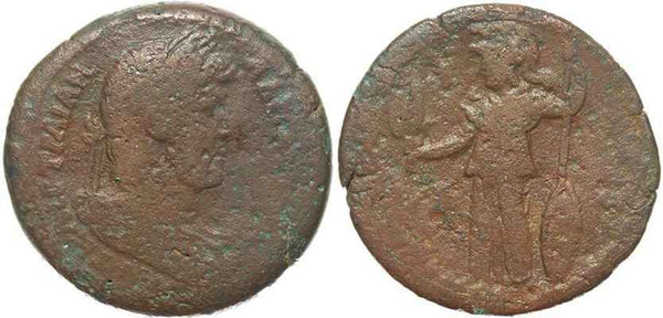 Hadrian AE Drachm of Alexandria - Athena - Milne 1359