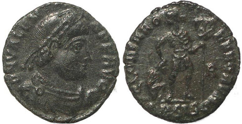 Roman coin of Valens - GLORIA ROMANORVM - Siscia