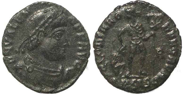 Roman coin of Valens - GLORIA ROMANORVM - Siscia