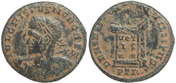 Roman coin of Crispus - BEATA TRANQVILLITAS - Treveri