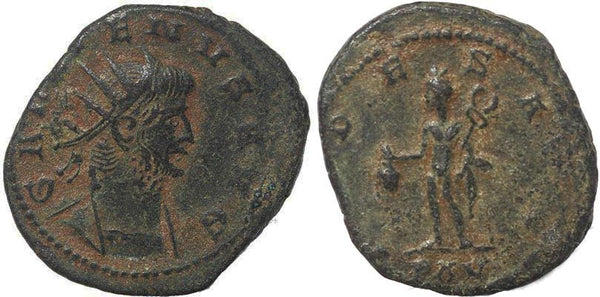 Roman coin of Gallienus antoninianus - FIDES AVG - Antioch