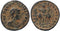 Roman coin of Theodosius I - GLORIA ROMANORVM - Emperor on horseback