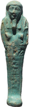 Ancient Egyptian Faience Ushabti - Late Period 27th Dynasty - Hieroglyphs