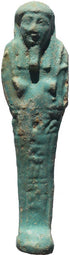 Ancient Egyptian Faience Ushabti - Late Period 27th Dynasty - Hieroglyphs