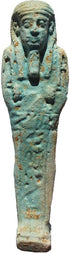 Ancient Egyptian Faience Ushabti - Late Period 27th Dynasty - Hieroglyphs