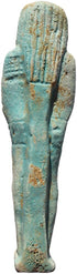 Ancient Egyptian Faience Ushabti - Late Period 27th Dynasty - Hieroglyphs