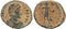 Roman coin of Arcadius Ae2 - GLORIA ROMANORVM - Antioch Mint