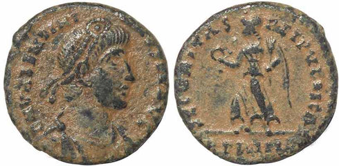 Roman coin of Valentinian I - SECVRITAS REIPVBLICAE