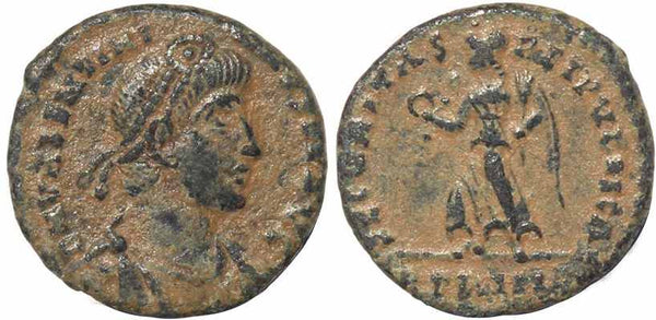 Roman coin of Valentinian I - SECVRITAS REIPVBLICAE