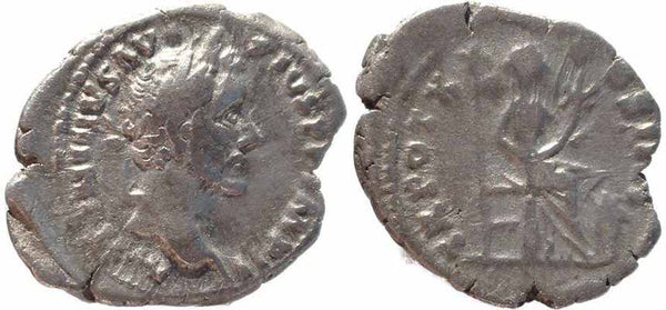 Roman coin of Antoninus Pius AR silver denarius - TR POT XX COS IIII