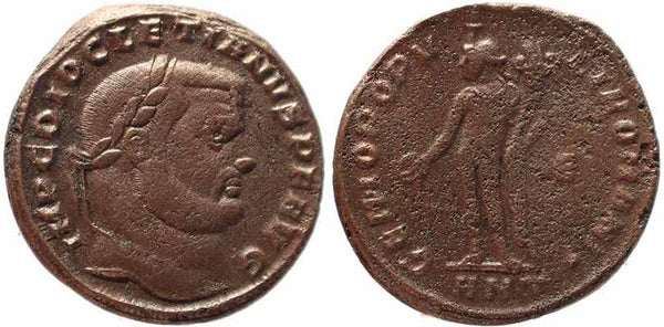 Roman coin of Diocletian Ae large follis - GENIO POPVLI ROMANI - Antioch