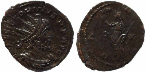 Roman coin of Victorinus 268-270 AD - PAX AVG