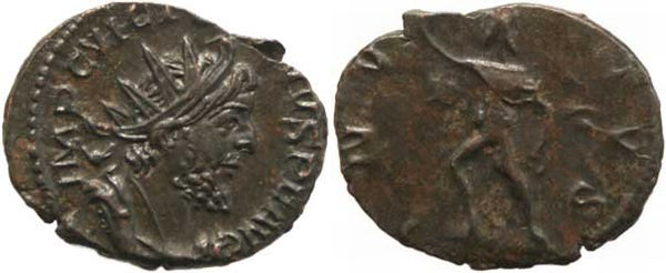 Roman Britain - Victorinus 268-270AD AE Antoninianus Cologne Mint