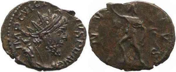 Roman Britain - Victorinus 268-270AD AE Antoninianus Cologne Mint