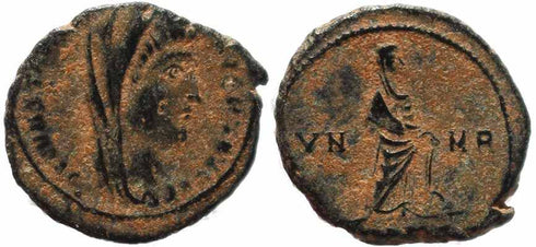Posthumous struck roman coin of Constantine I - Antioch Mint