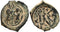Interesting Byzantine coin - Follis struck over a half follis