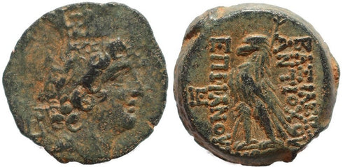 Seleukid coin of the King Antiochus VIII Epiphanes Grypus - Superb reverse