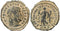 Roman coin of Diocletian Ae large follis - SACR MONET AVGG ET CAESS NOSTR