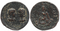 Roman coin of Gordian III and Tranquillina - Singara, Mesopotamia - 4mm thick