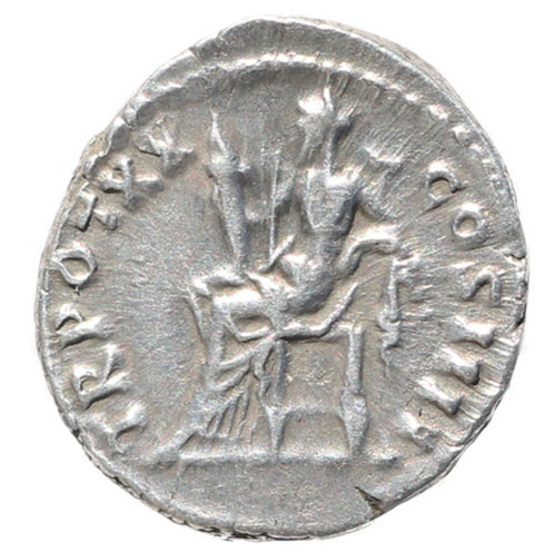 Roman coin of Antoninus Pius AR silver denarius - TR POT XX COS IIII