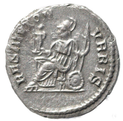 Roman coin of Septimius Severus AR silver denarius - RESTITVTOR VRBIS