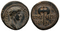 Roman coin of Nero as Caesar minted in Lydia. Thyateira