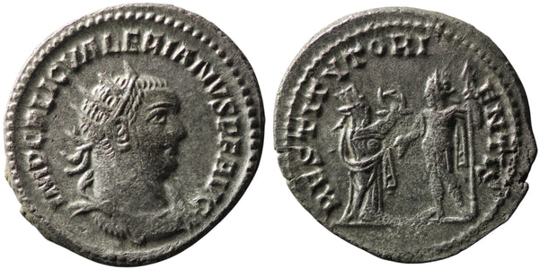 Roman coin of Valerian I silver antoninianus - RESTITVT ORIENTIS