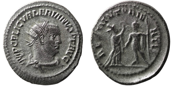 Roman coin of Valerian I silver antoninianus - RESTITVT ORIENTIS