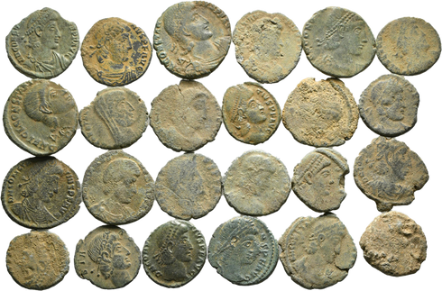 24 Ancient Roman coins from the Holyland