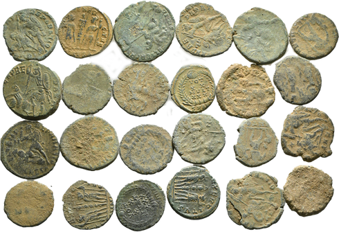 24 Ancient Roman coins from the Holyland